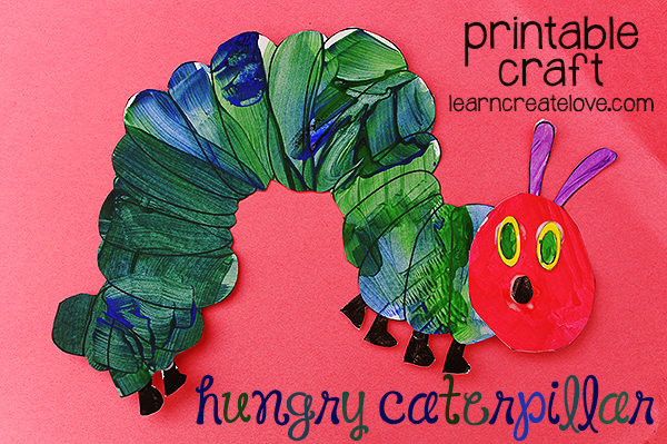 Printable Hungry Caterpillar Craft