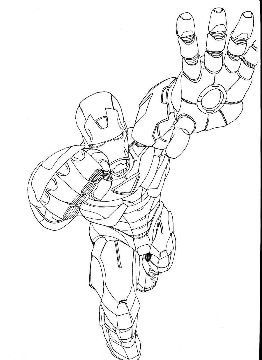 printable picture of iron man