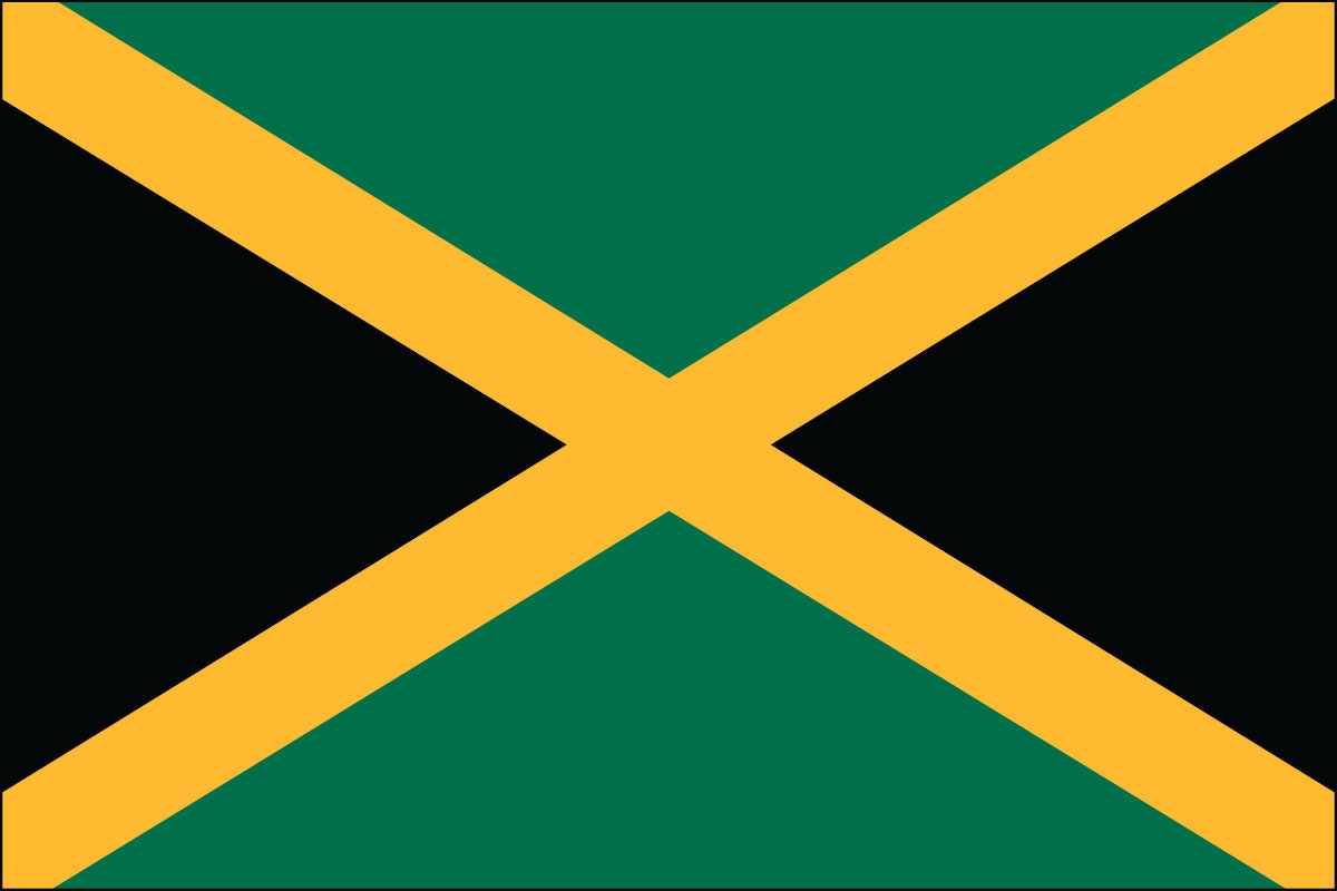 printable picture of jamaican flag