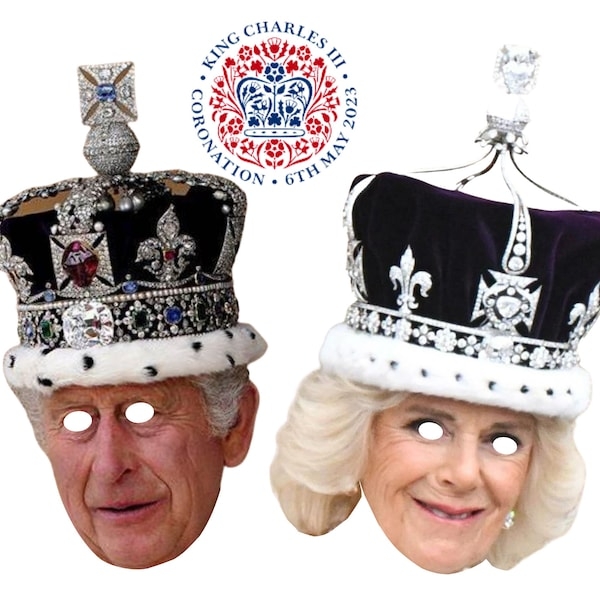 Printable King Charles Mask Etsy