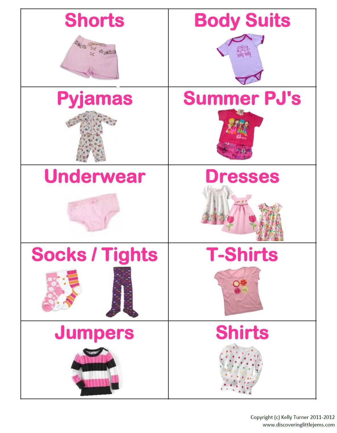 printable clothing labels for drawers