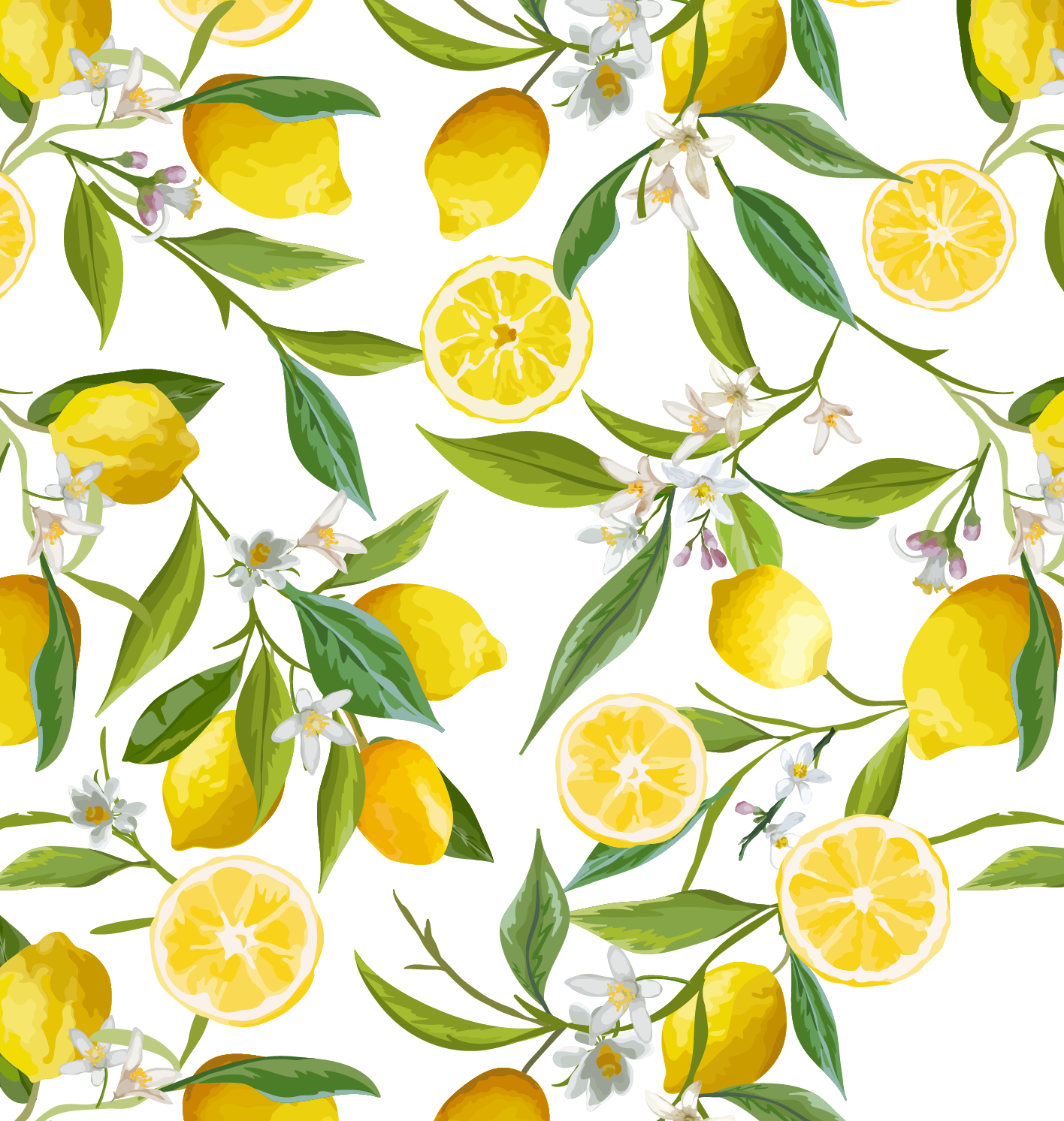 Printable Lemon Border
