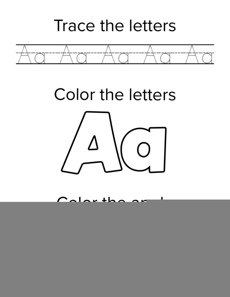 Printable Letter A Worksheets Printable Worksheets