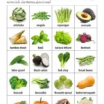 Printable List Of Vegetables