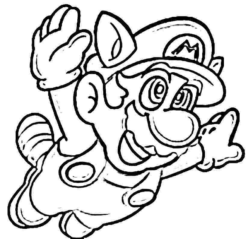 Printable Mario Coloring Page