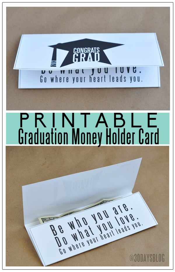 Printable Money Holder Graduation Cards Worksheets Library
