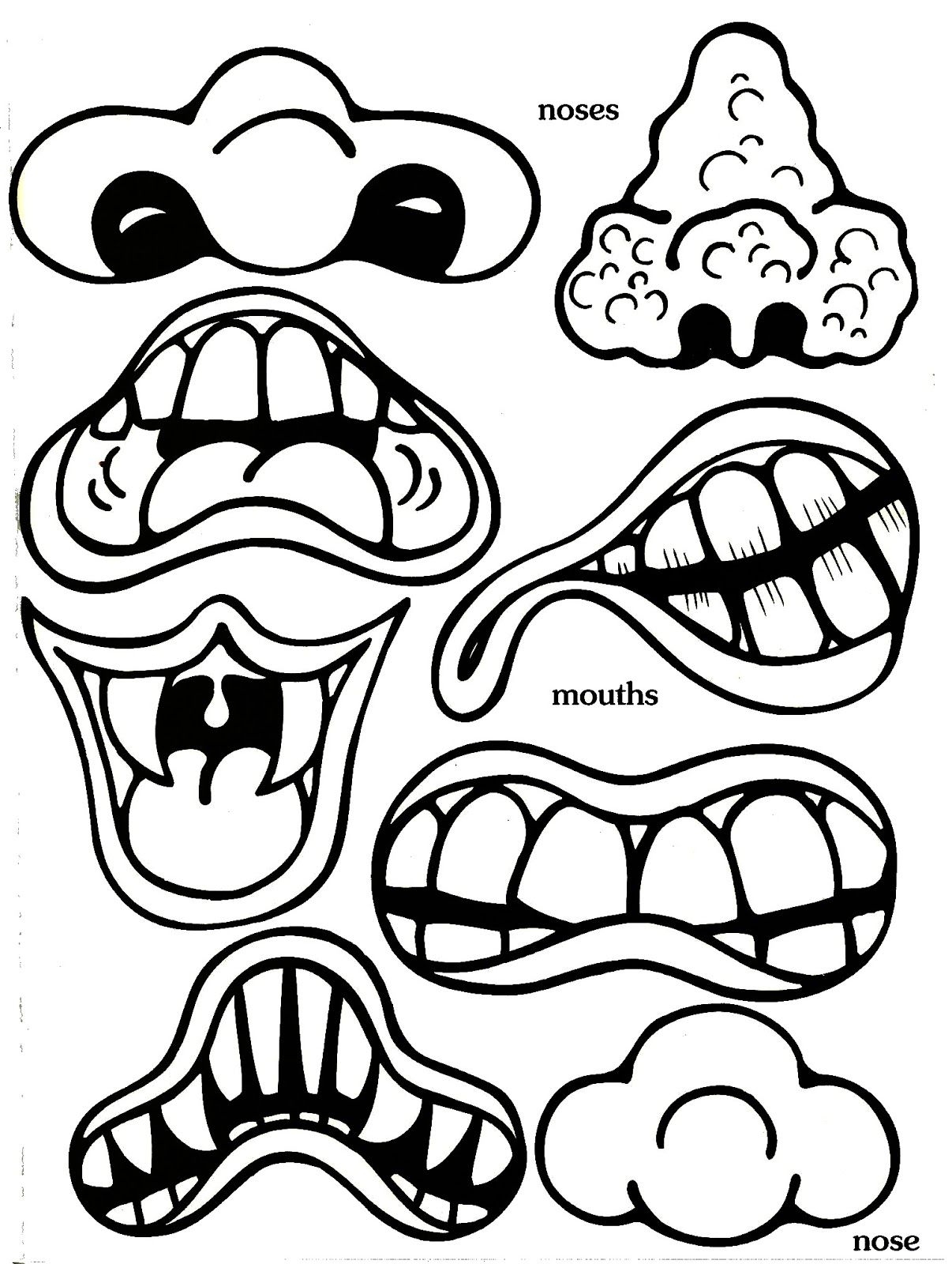 Printable Monster Outline Printable New Year Banners