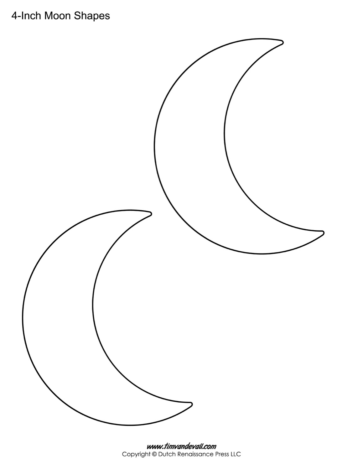 Printable Moon Craft