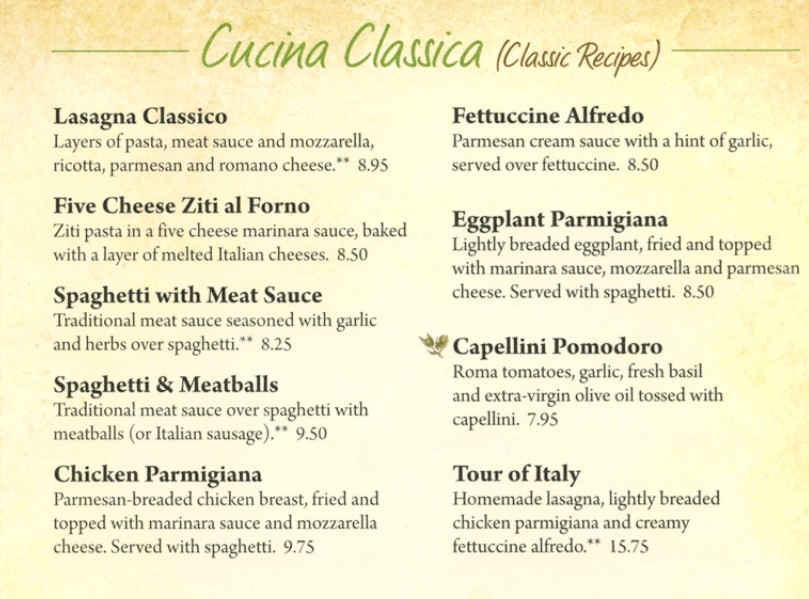 Printable Olive Garden Menu Out Printable JD
