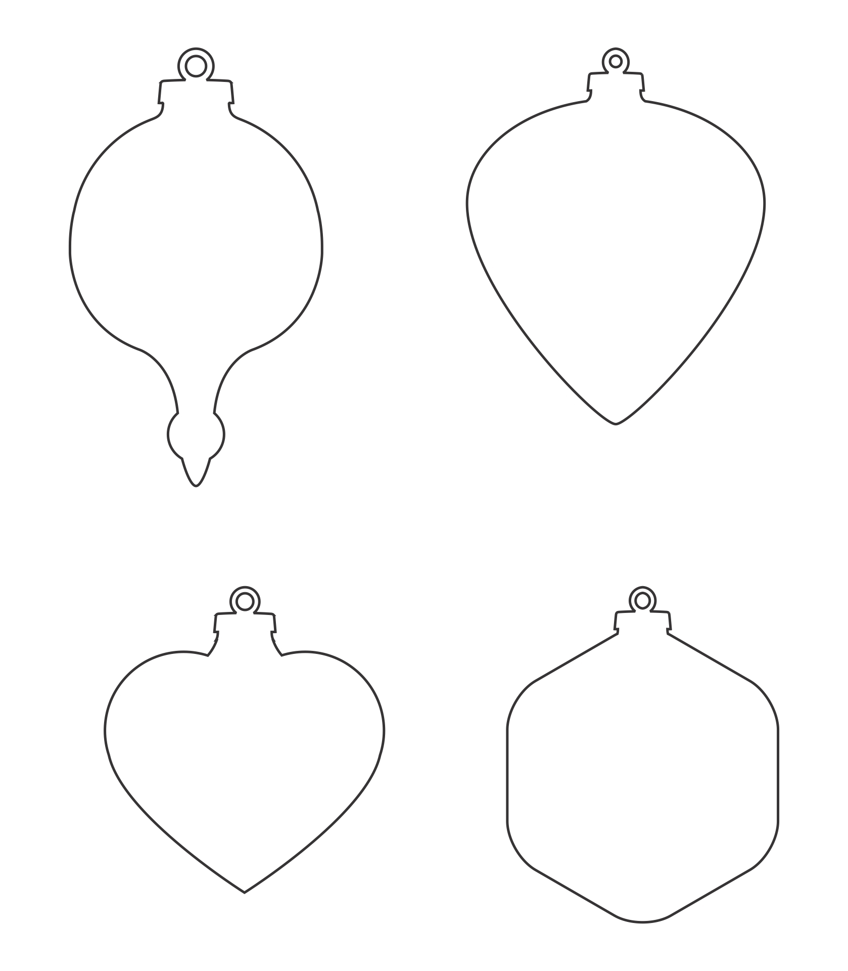 tree ornament template