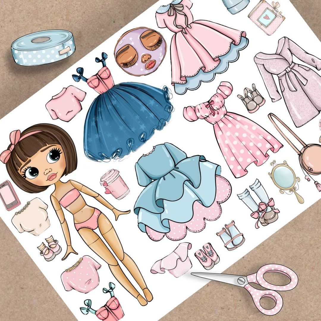 Printable Paper Doll Clothes Printable Word Searches