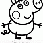 Printable Peppa Pig Coloring Pages Coloring Home
