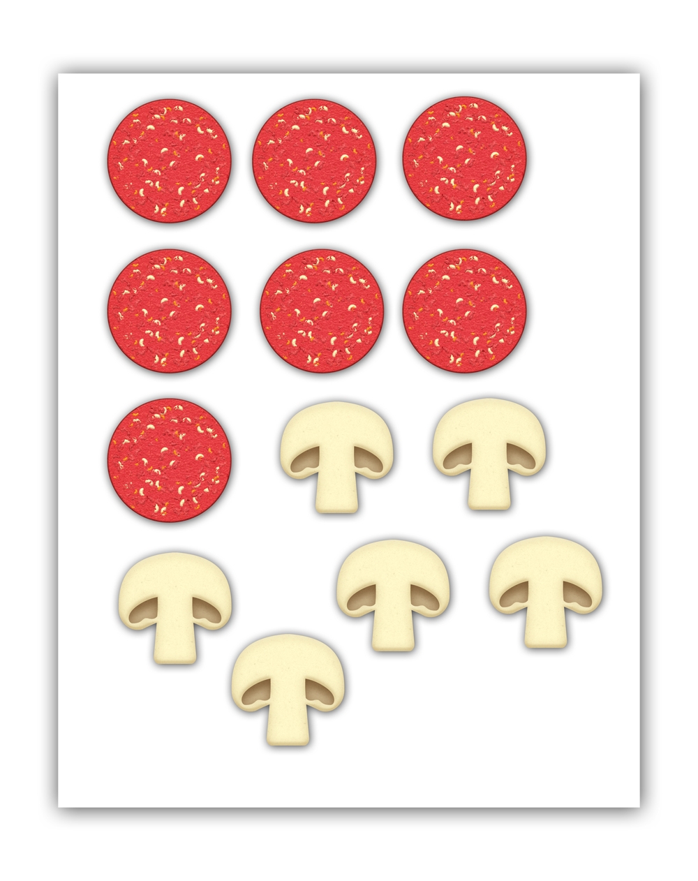 Printable Pizza Toppings