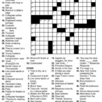 Printable Puzzles For Seniors Printable Crossword Puzzles