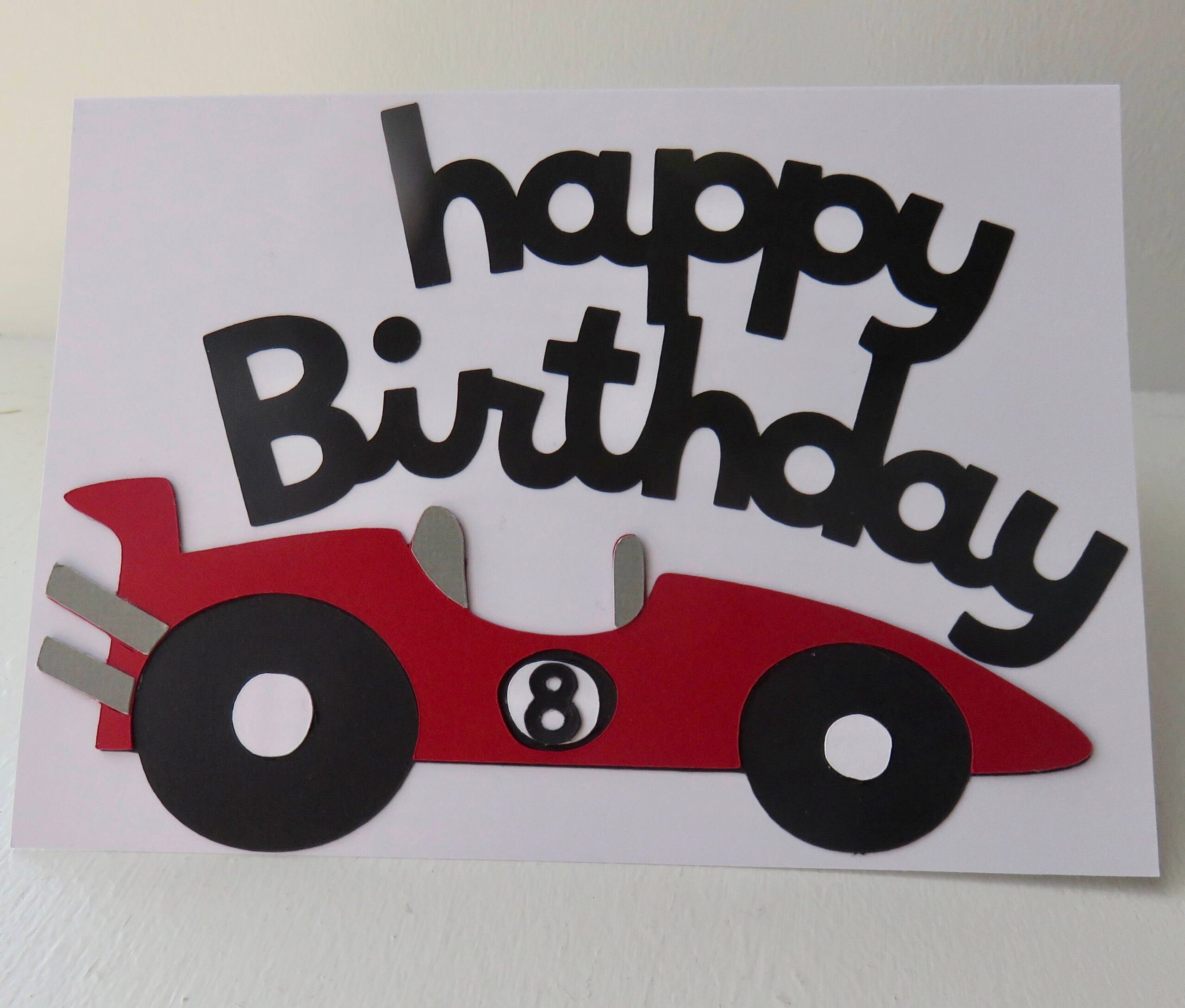 Printable Race Car Birthday Cards Printable Birthday Cards Printable
