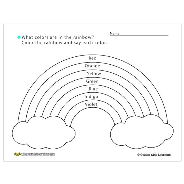 Printable Rainbow Activities Printable Word Searches
