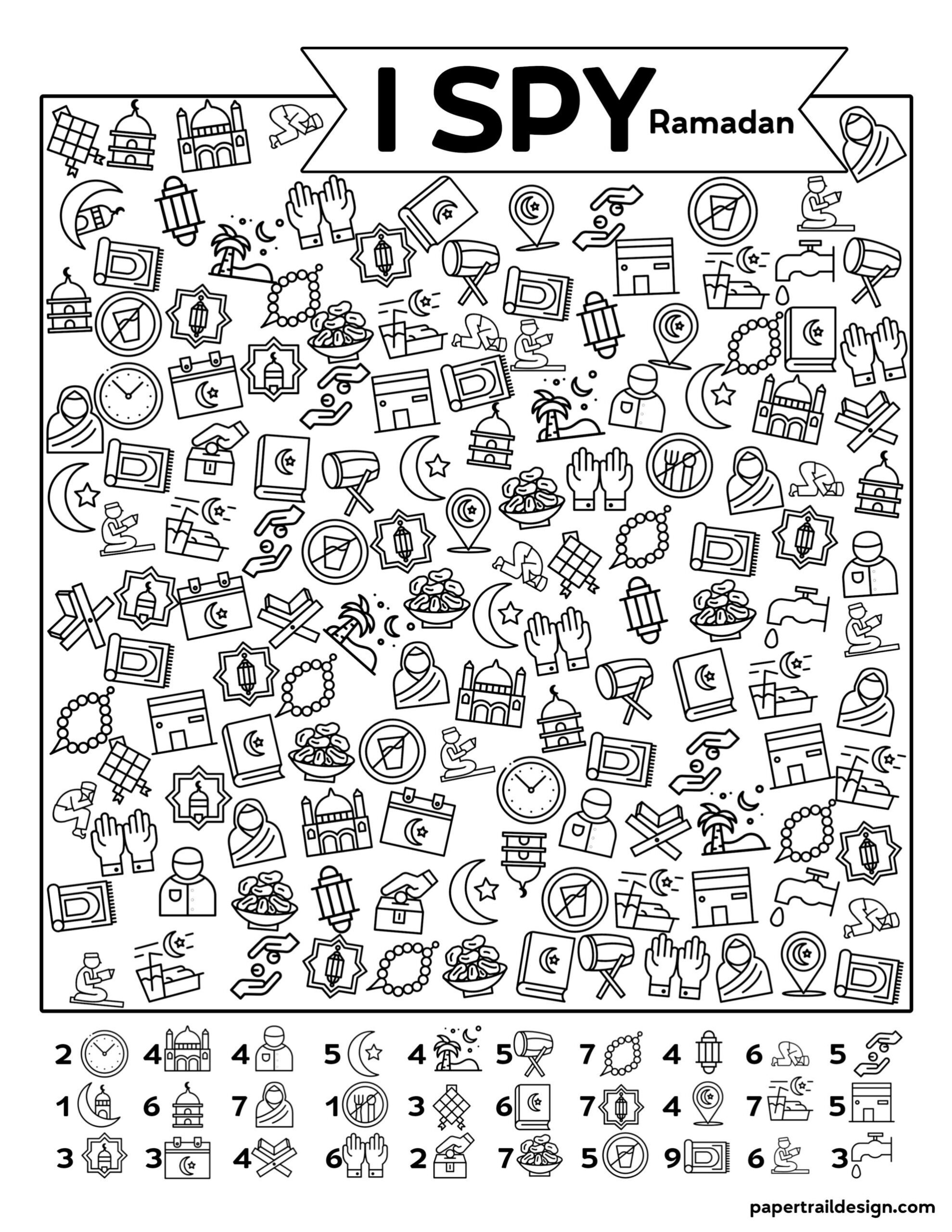 ramadan activities printable