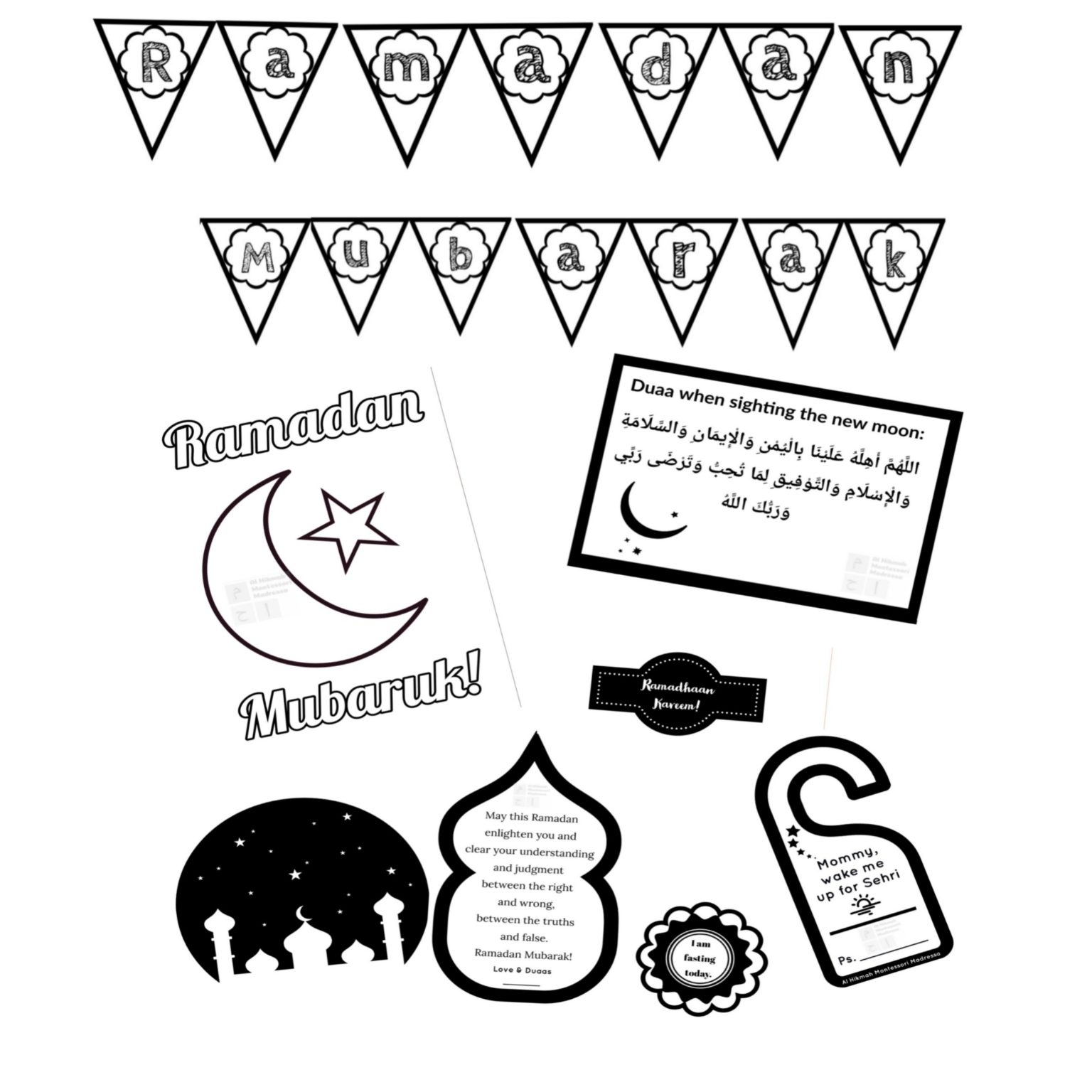 Printable Ramadan Activities