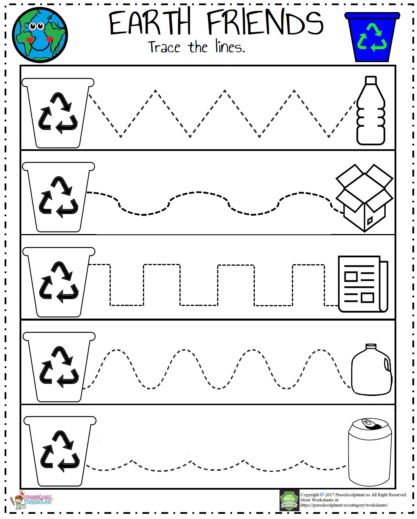 Printable Recycling Activities For Preschoolers Printable Free Templates