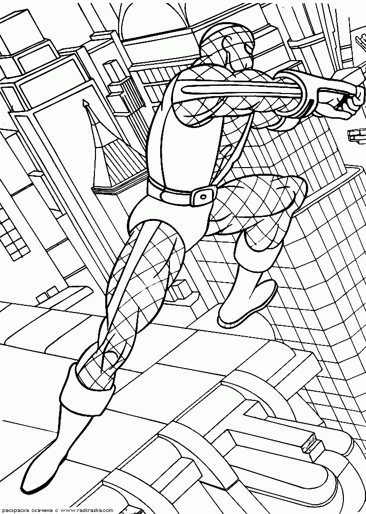 free printable spiderman coloring pages