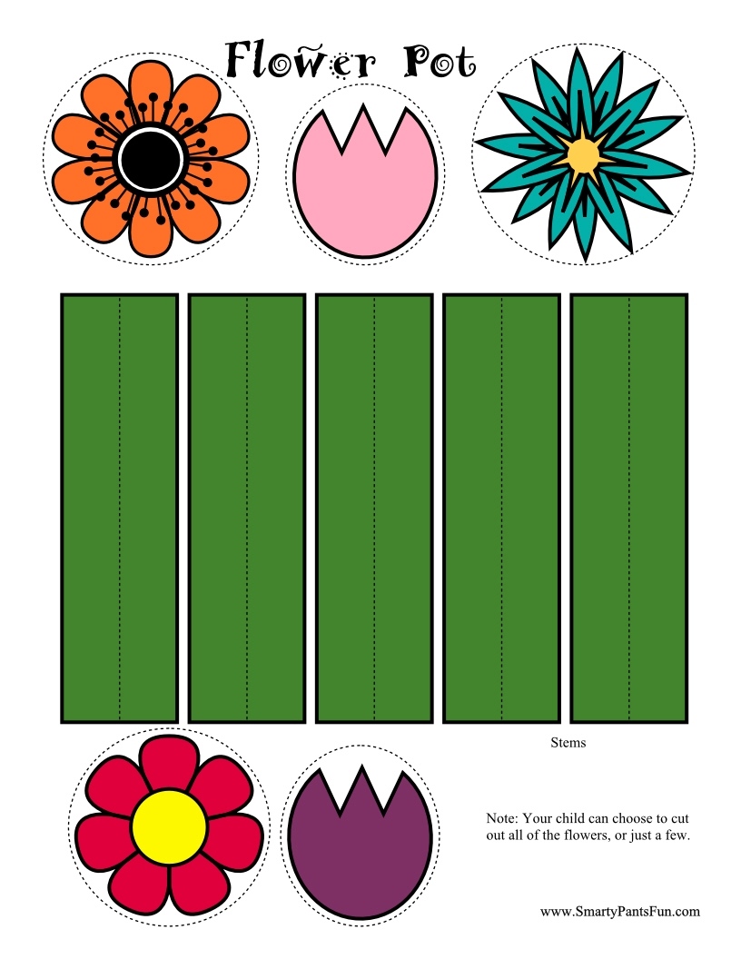 Printable Spring Flower Craft Printable Crafts Free Printable Crafts 
