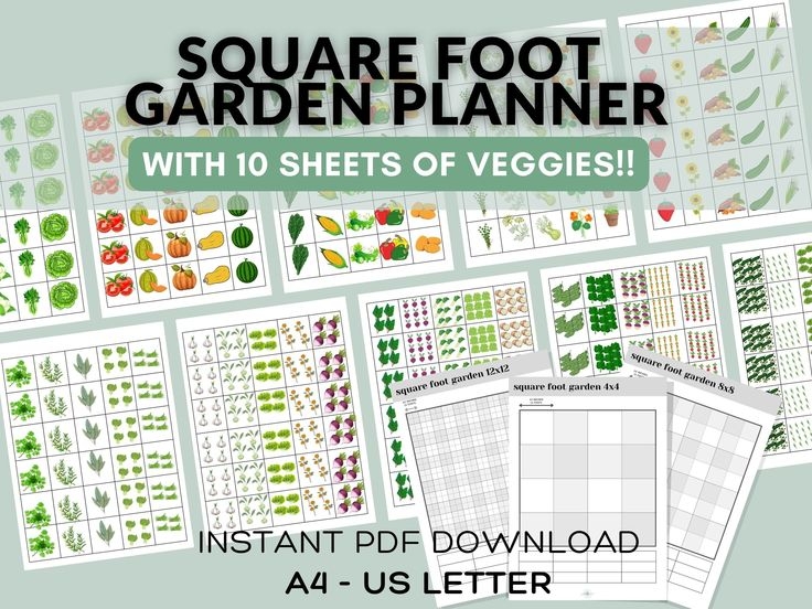 garden grid printable