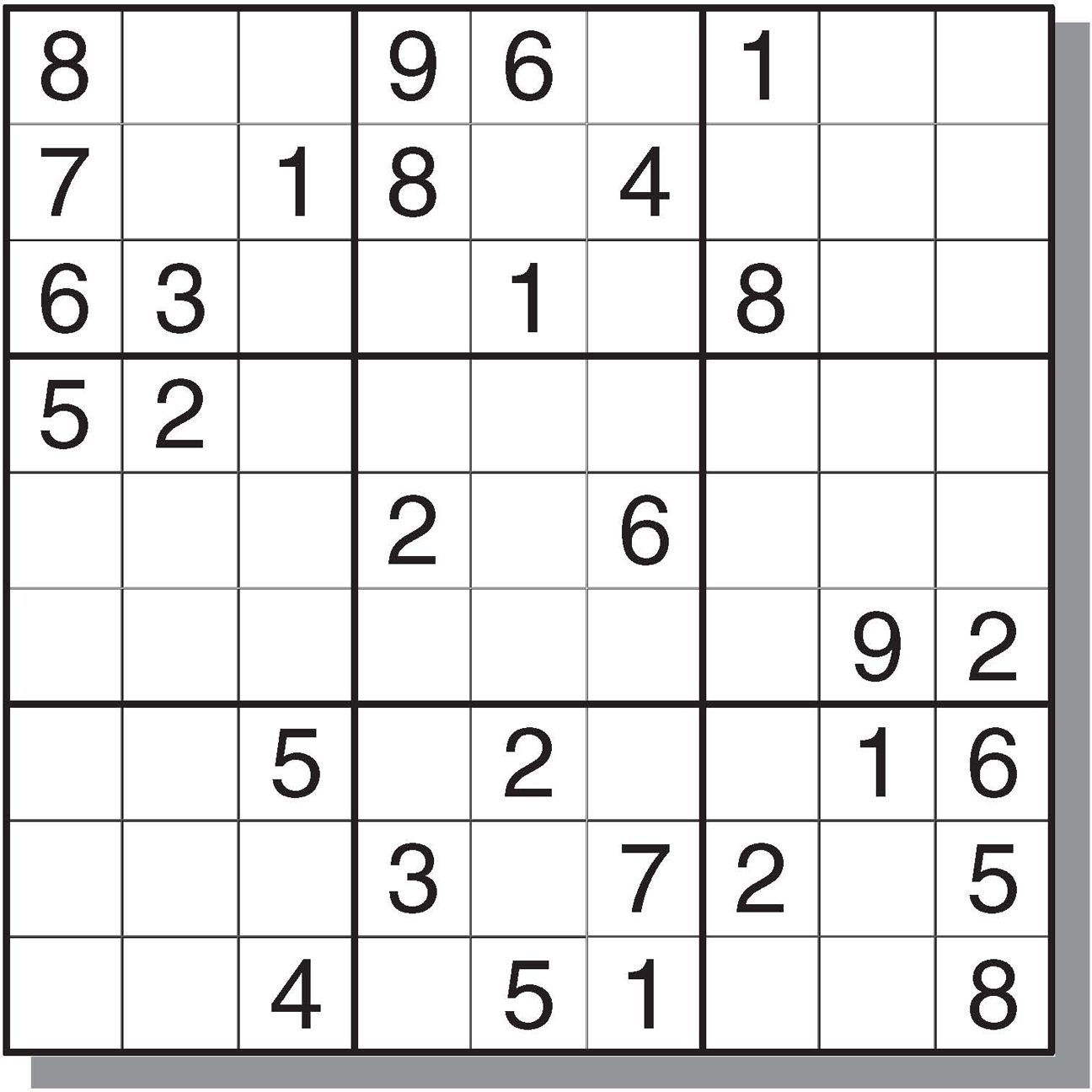 Printable Sudoku Puzzles Krazydad Printable Crossword Puzzles Sudoku 