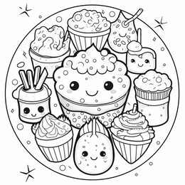 Food coloring printable