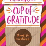 PRINTABLE Thanks A Latte Coffee Gift Card Holder Boss 39 s Etsy