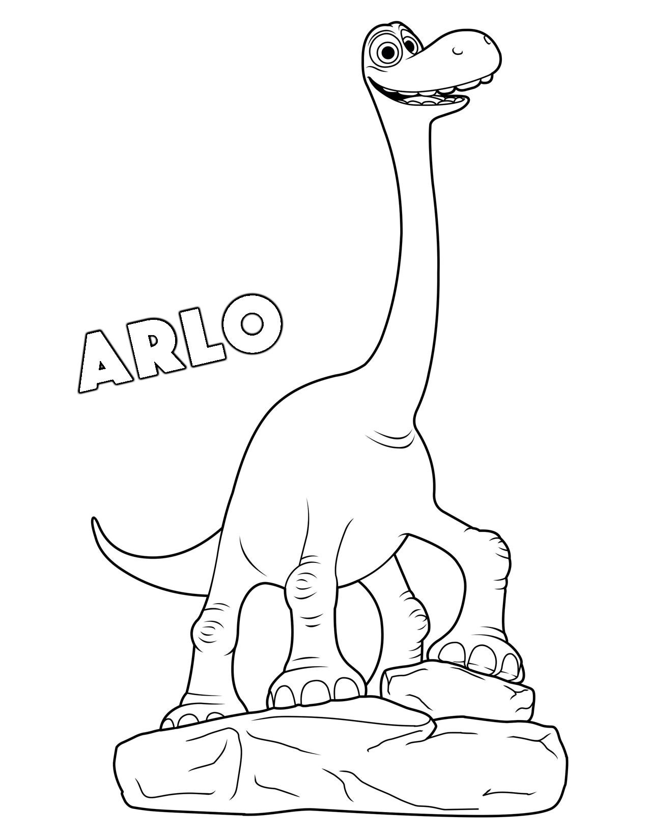 Printable The Good Dinosaur Coloring Pages Kids Coloring Pages