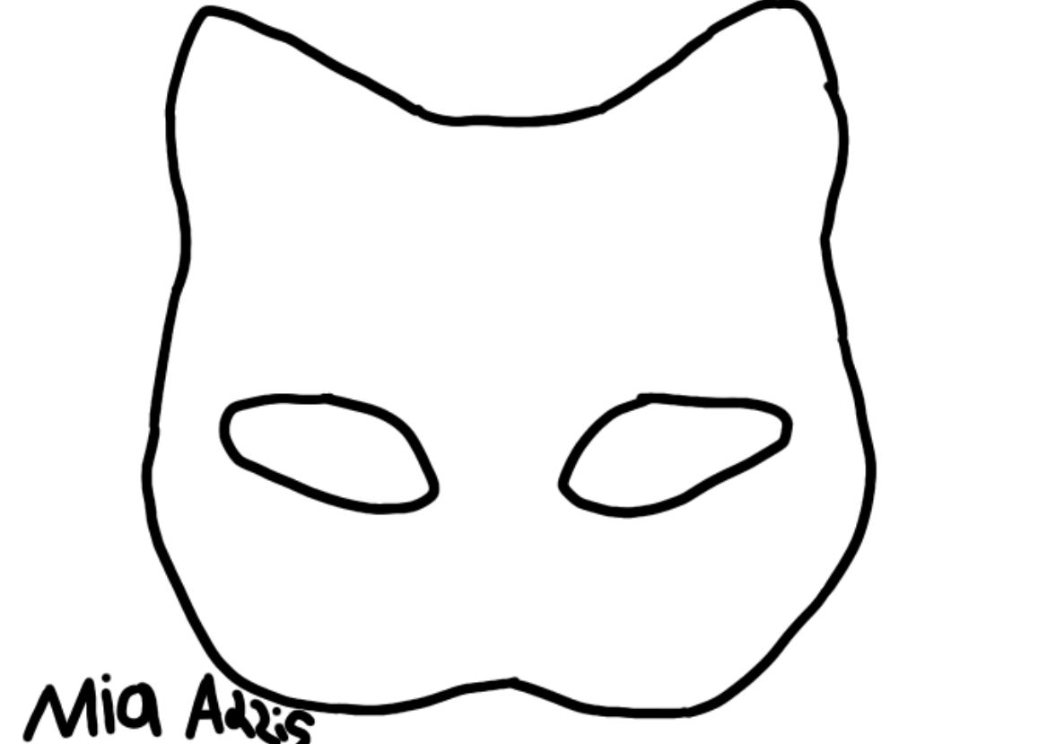 Printable Therian Mask Template Printable Word Searches