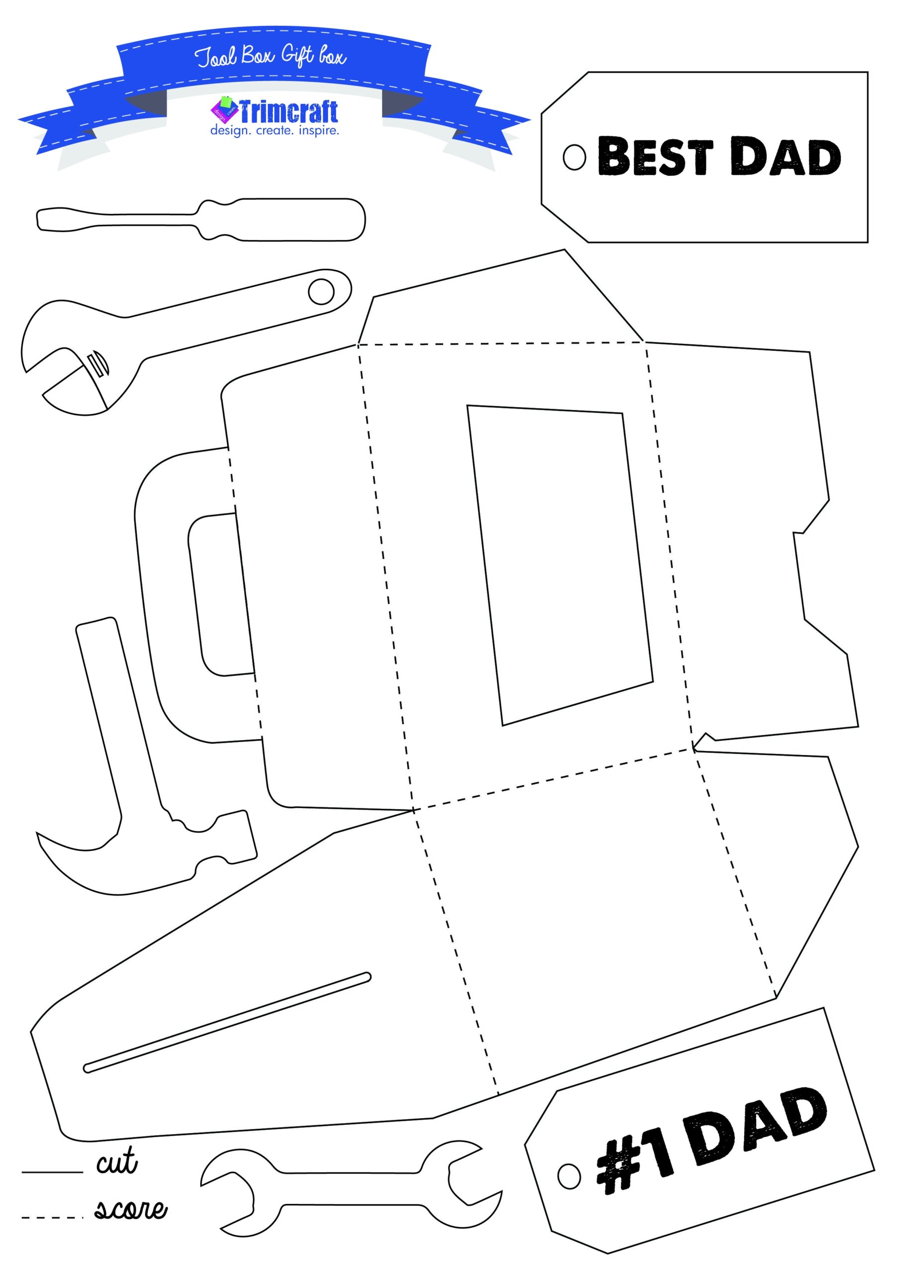 Printable Tool Box Craft