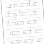 Printable Tracing Alphabet Worksheets A Z Infoupdate