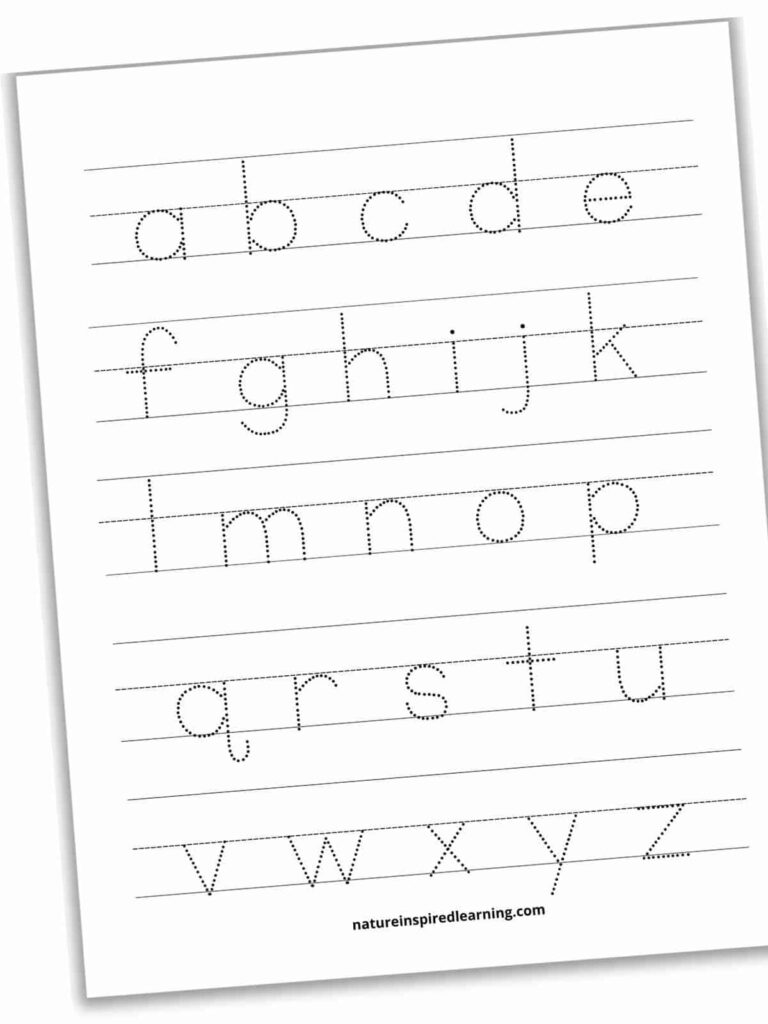 Printable Tracing Alphabet Worksheets A Z Infoupdate