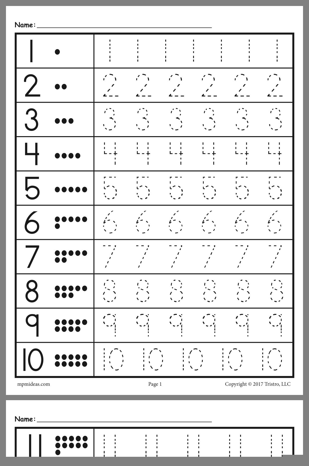 free pre kg worksheets