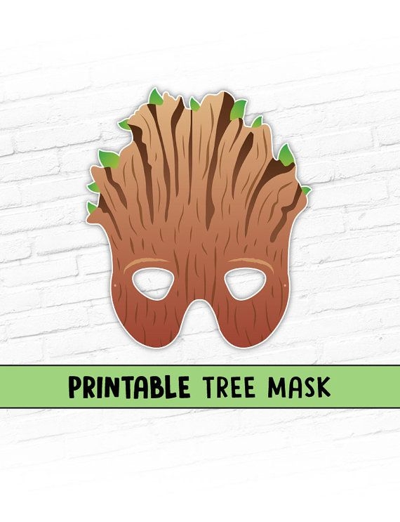 Printable Tree Mask