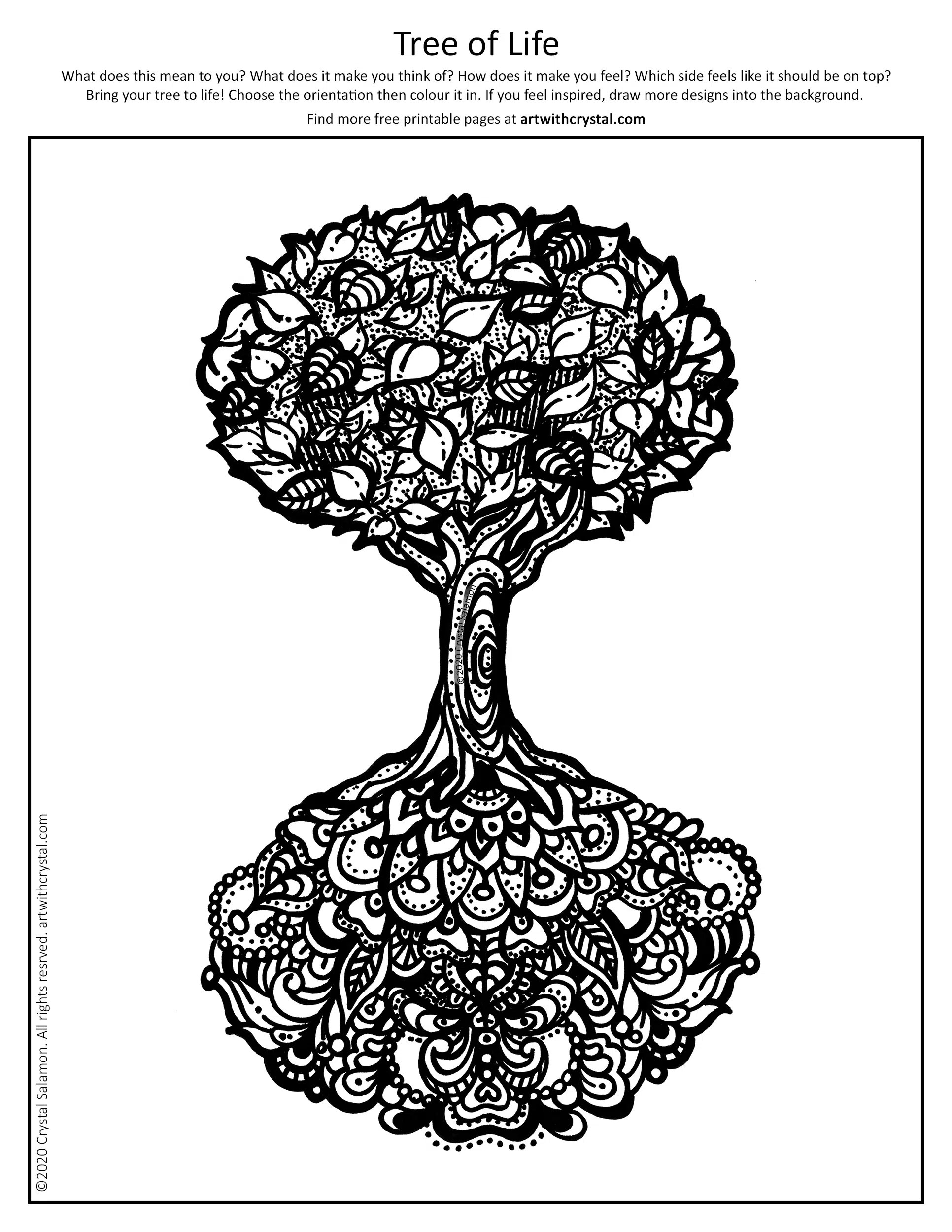 Printable Tree Of Life Printable Calendars AT A GLANCE