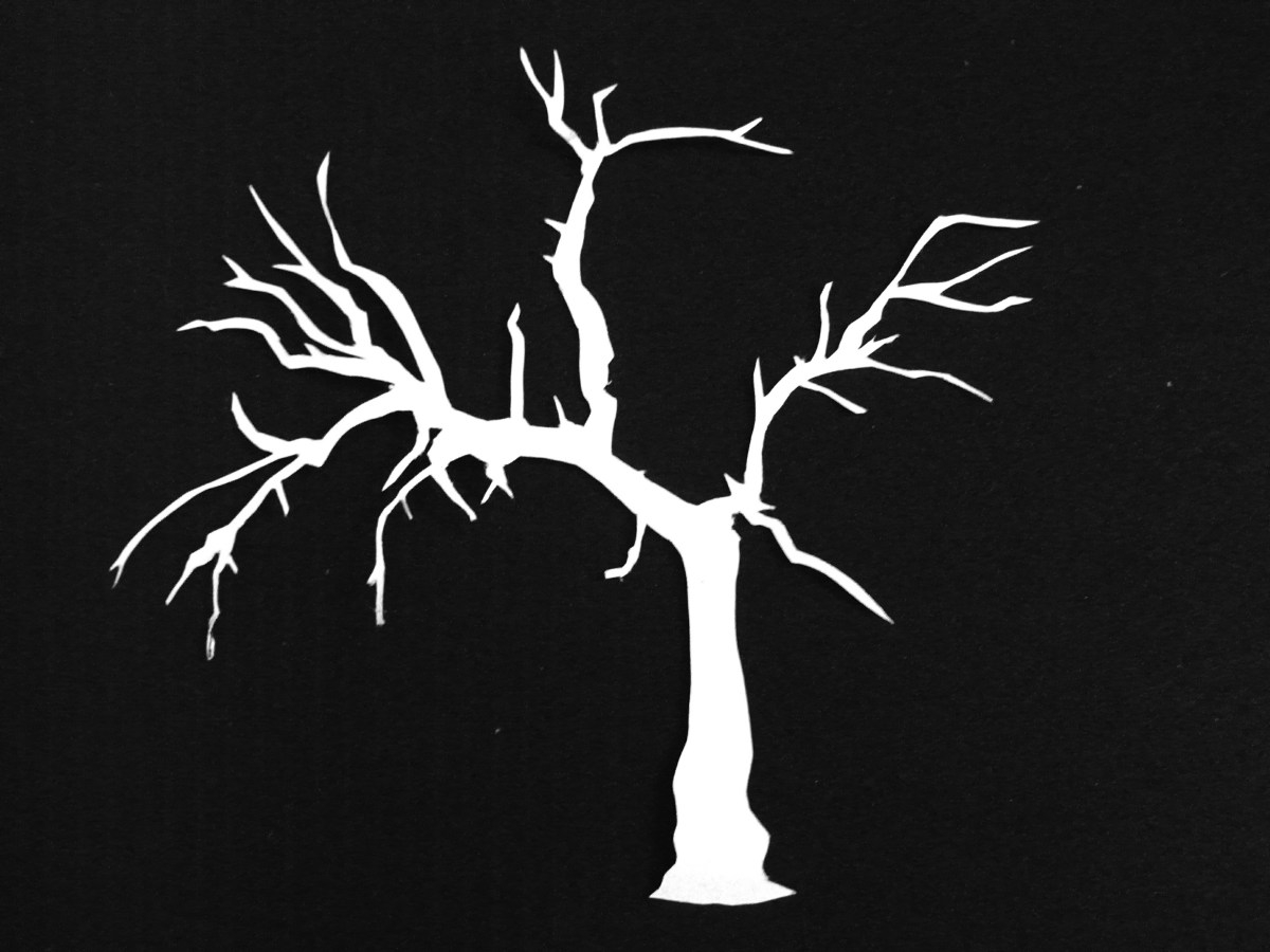 Printable Tree Stencil Bare Tree Stencil 2 Family Tree Stencil Tree