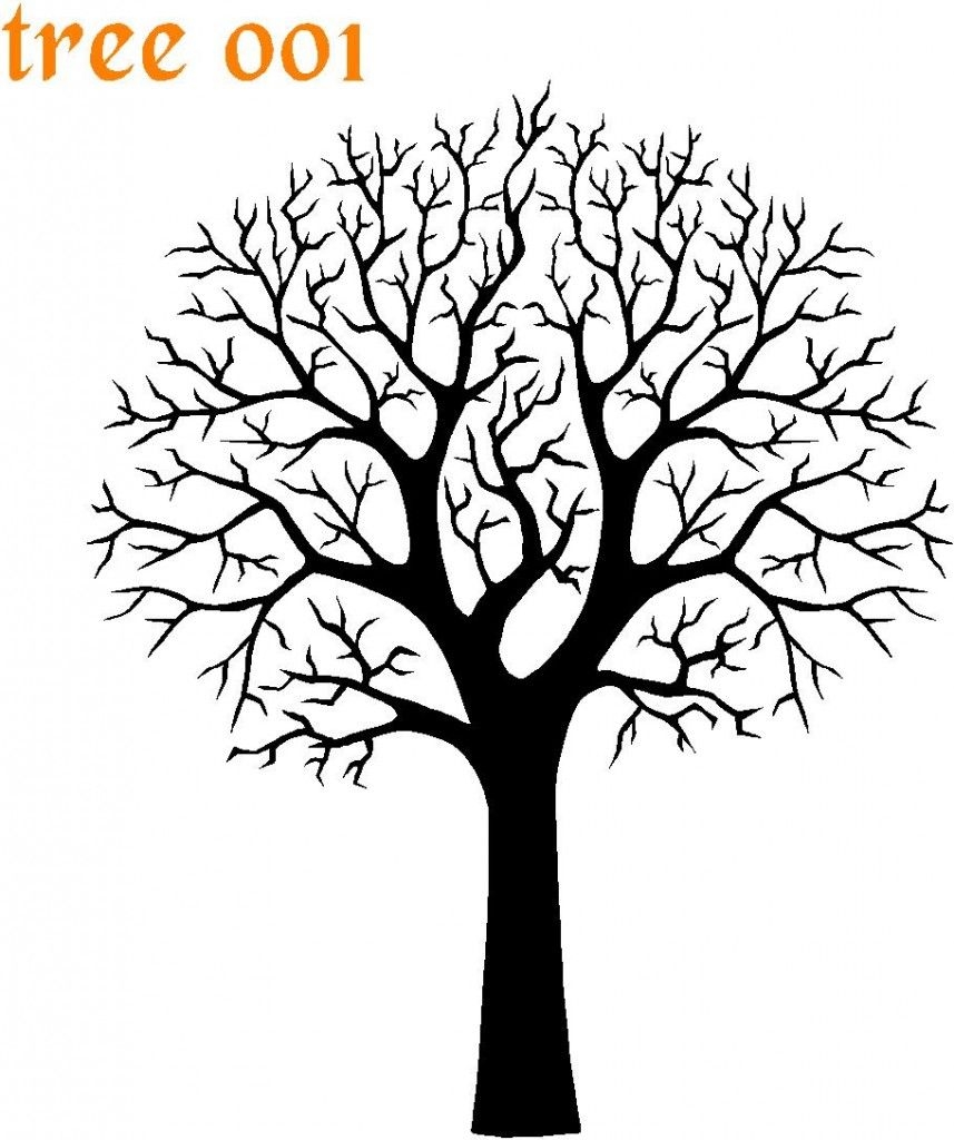 Printable Tree Stencil Room Surf