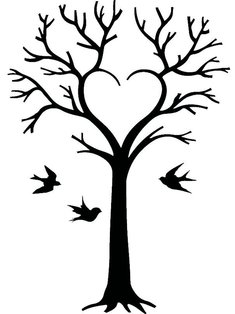 Printable Tree Stencil