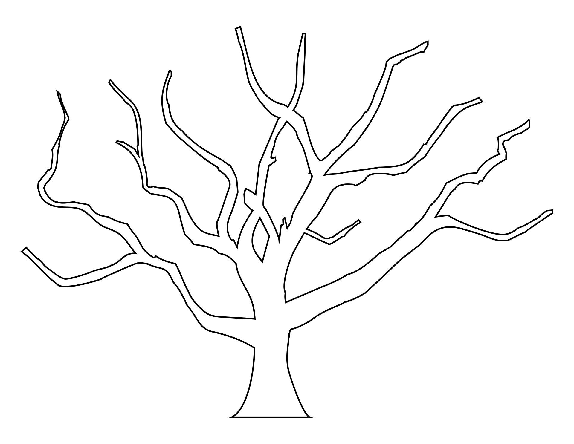 printable tree model
