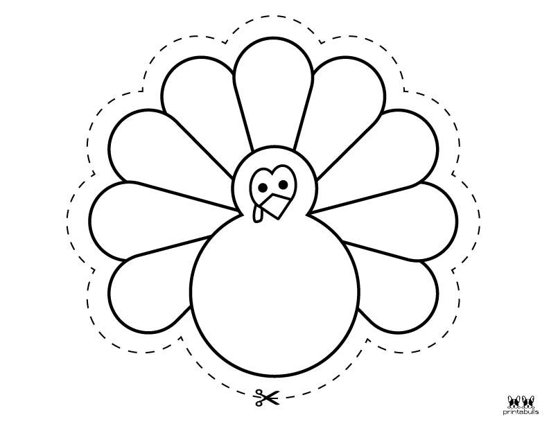 free printable turkey template