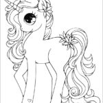 Printable Unicorn Coloring Page ColoringBay