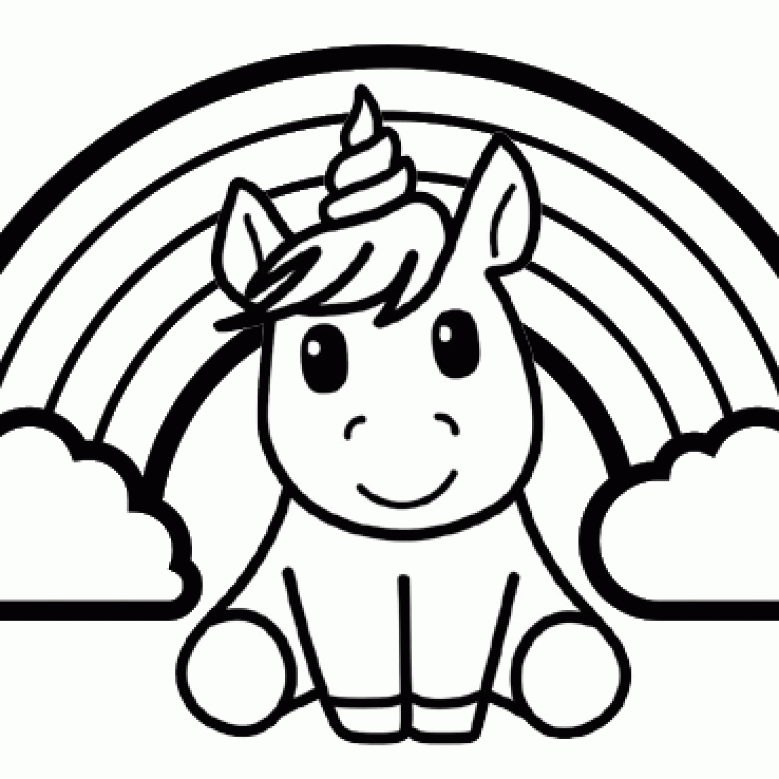Unicorn Printable Coloring Pages