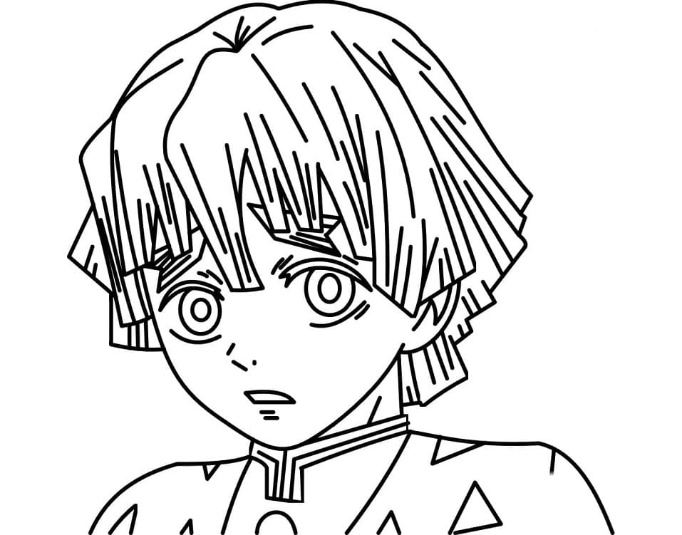 Printable Zenitsu Coloring Pages Zenitsu Coloring Pages Pdmrea The