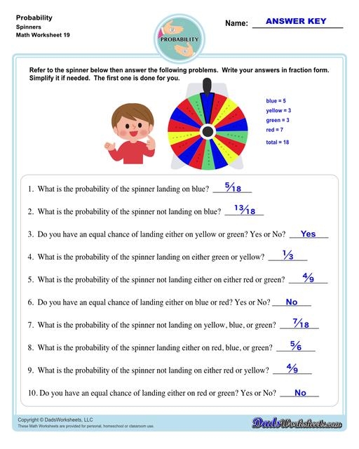 probability worksheet