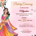 Puberty Function Invitation Template I Love Invite Free Invitation