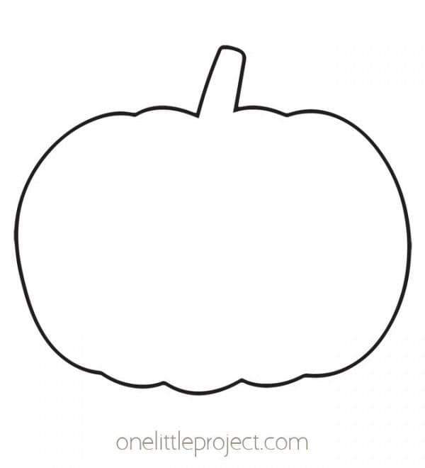 pumpkin template free printable