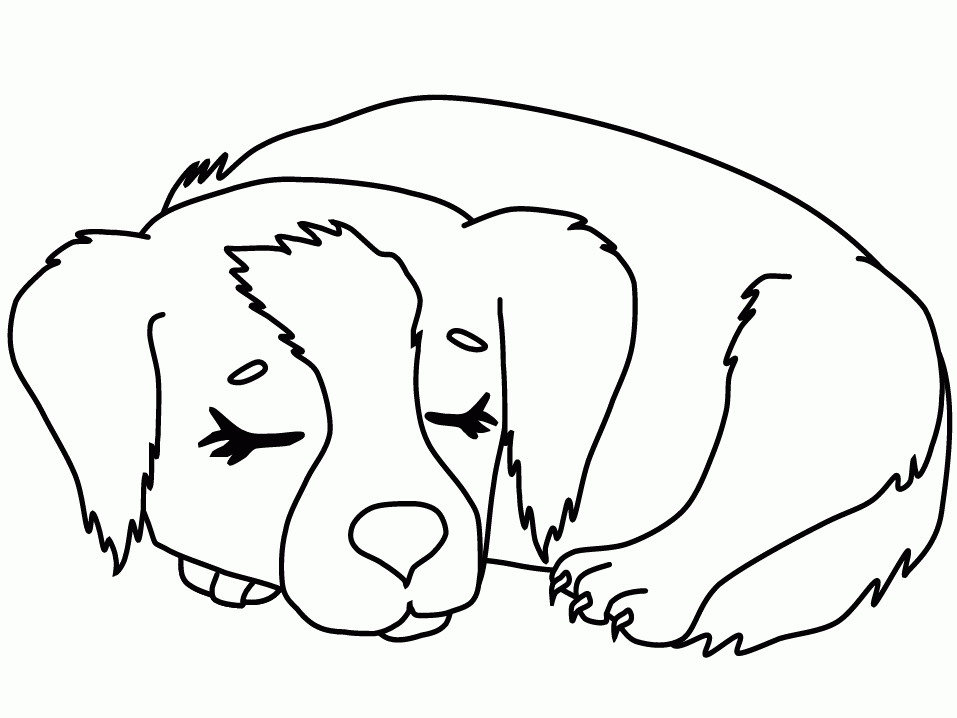 free puppy coloring pages