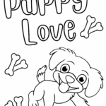Puppy Dog Coloring Pages SimplyColoringPages